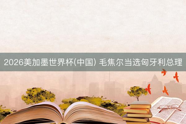 2026美加墨世界杯(中国) 毛焦尔当选匈牙利总理