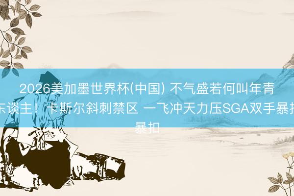 2026美加墨世界杯(中国) 不气盛若何叫年青东谈主！卡斯尔斜刺禁区 一飞冲天力压SGA双手暴扣