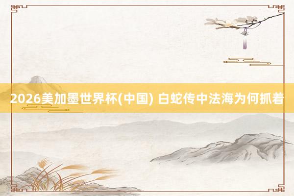 2026美加墨世界杯(中国) 白蛇传中法海为何抓着